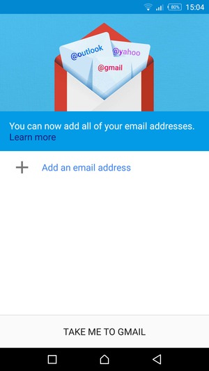 Select Add an email address