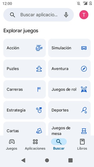 Seleccione la barra de Búsqueda