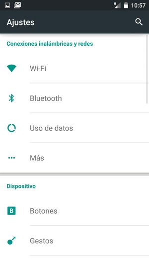 Seleccione Wi-Fi
