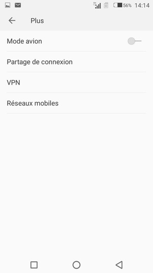 Sélectionnez Réseaux mobiles