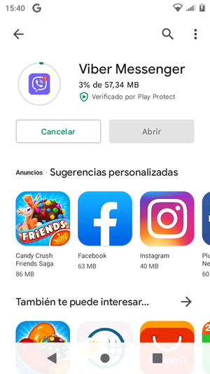 Espere a que el proceso de instalación finalice
