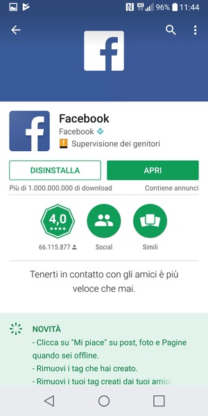 Seleziona APRI