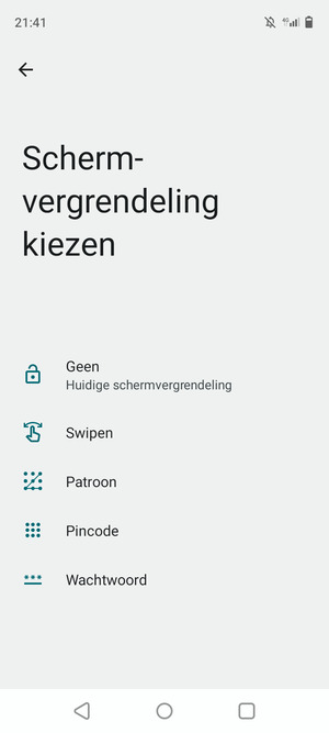 Selecteer Patroon