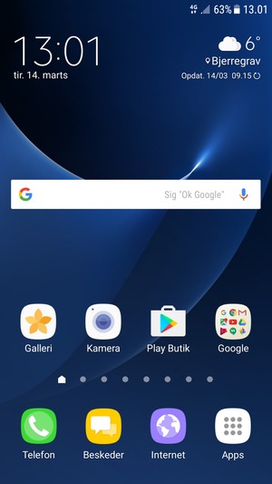 Vælg Apps