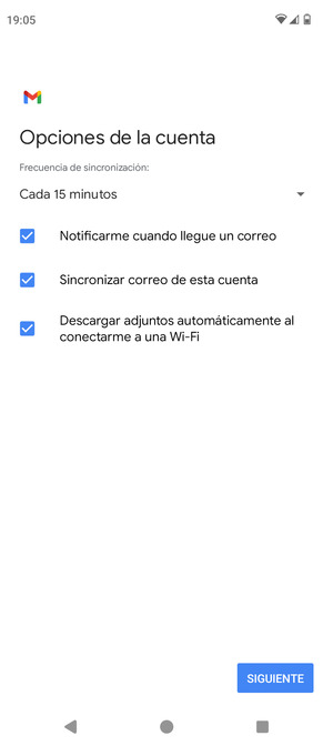 Seleccione SIGUIENTE