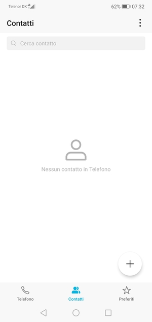Seleziona il tasto Menu