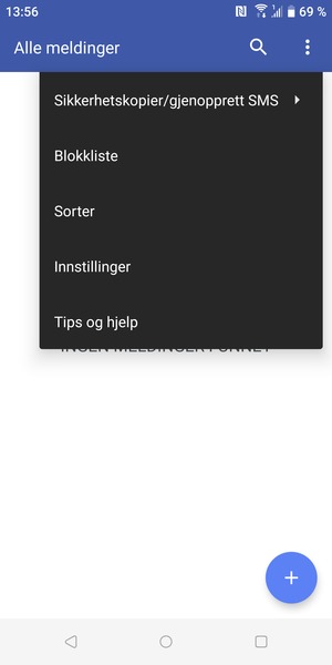 Velg Innstillinger