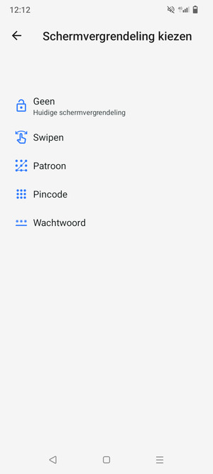 Selecteer Patroon