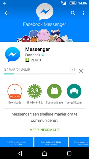 Wacht tot het installatieproces beëindigd is
