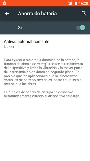 Active Ahorro de batería
