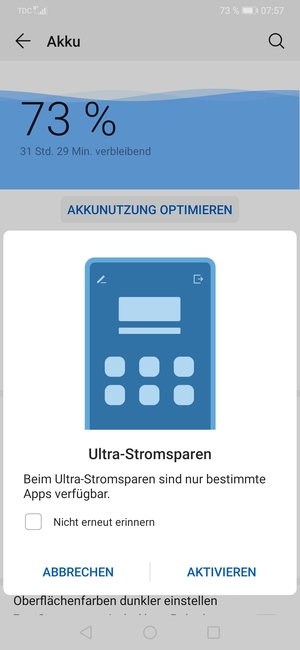 Wählen Sie AKTIVIEREN
