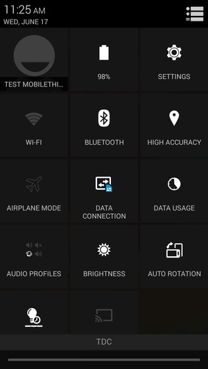 Turn off BLUETOOTH