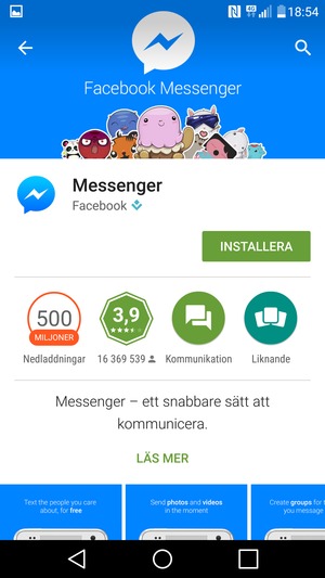 Välj INSTALLERA