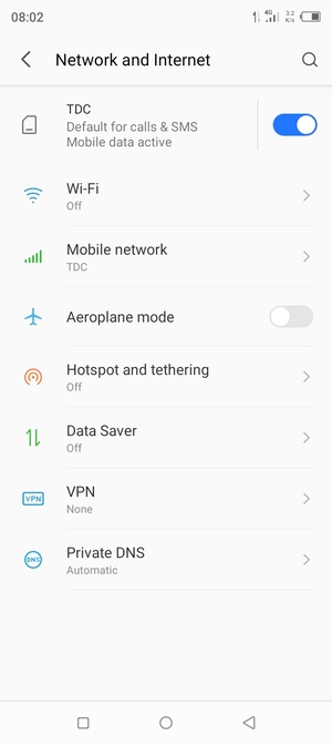 Select Wi-Fi