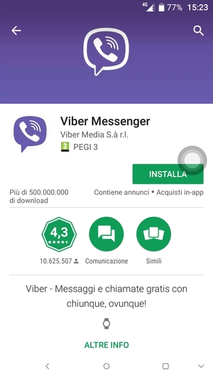Seleziona INSTALLA