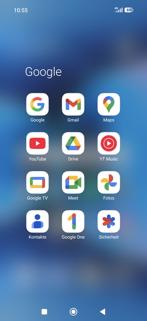 Wählen Sie Gmail