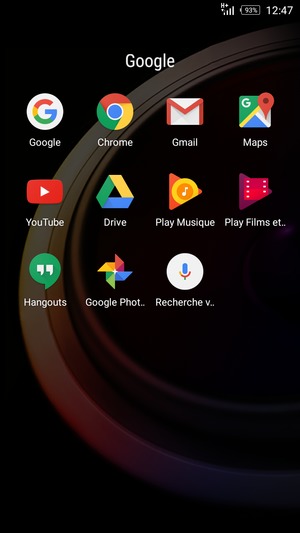 Sélectionnez Gmail