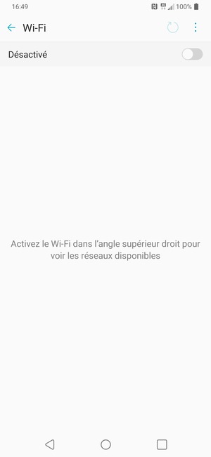 Activer le Wi-Fi