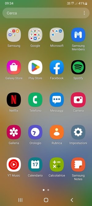 Seleziona Impostazioni