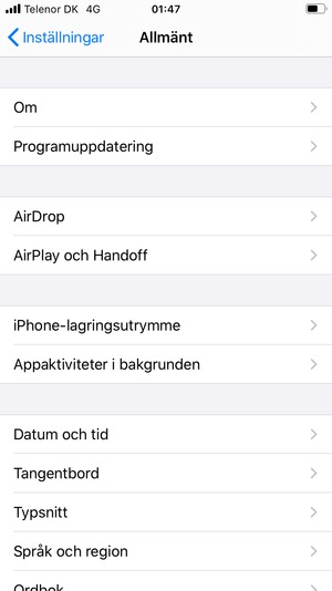 Välj Programuppdatering