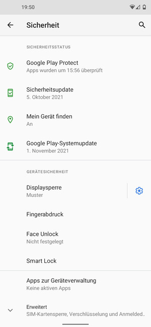 Ihr Handy ist jetzt mit einer Bildschirmsperre gesichert