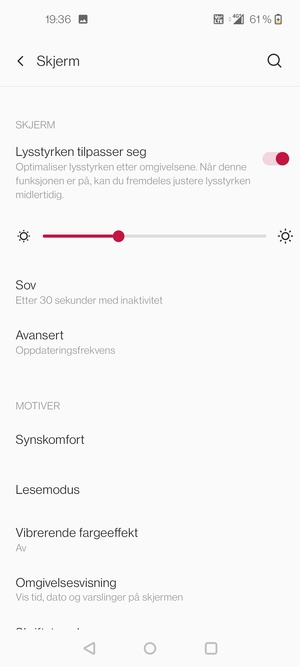 Velg Avansert