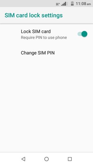 Select Change SIM PIN