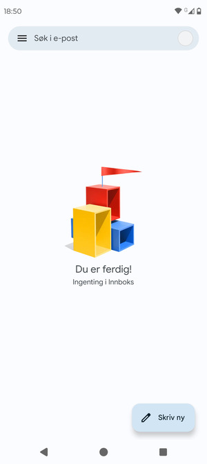 Hotmail er klar til bruk