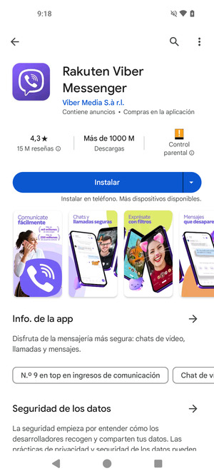 Seleccione Instalar