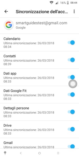Seleziona il tasto Menu
