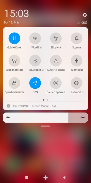 Schalten Sie GPS aus