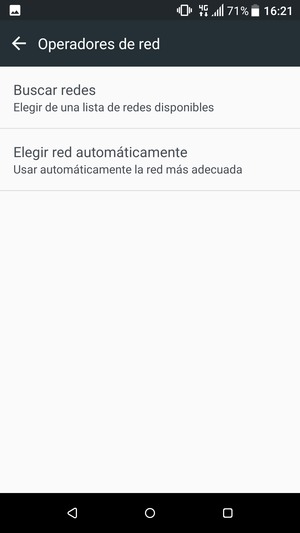 Seleccione Buscar redes