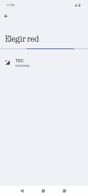 Espere a que la búsqueda termine