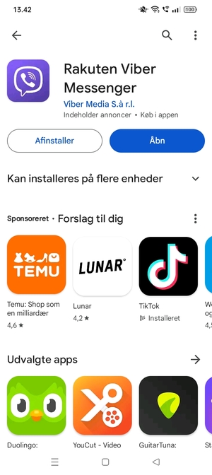 Vælg Åbn