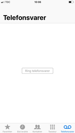 Velg Ring telefonsvarer
