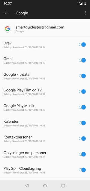 Vælg Menu-knappen