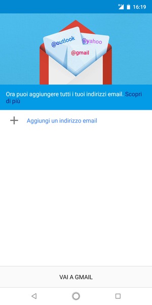 Seleziona Aggiungi un indirizzo email