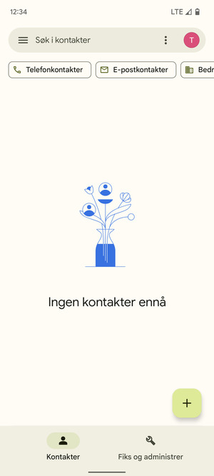 Velg Fiks og administrer