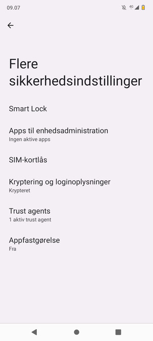 Vælg SIM-kortlås