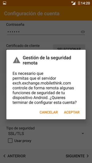 Seleccione ACEPTAR