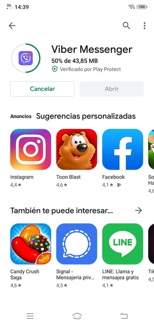 Espere a que el proceso de instalación finalice