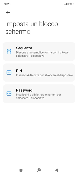 Seleziona Sequenza