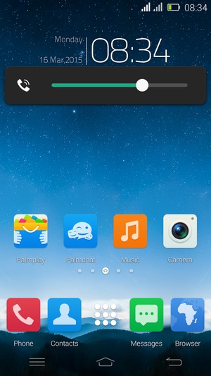 Continue to press to take the volume down to the required level