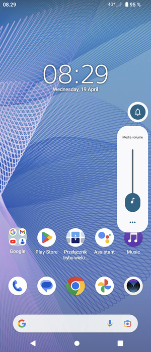 To change the sound profile, select Sound