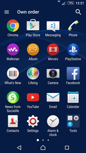 Select Settings