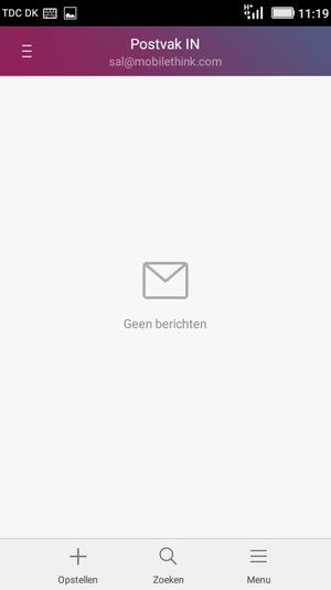 Uw account is klaar voor gebruik