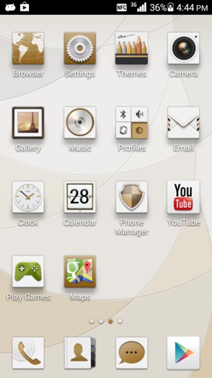 Select Settings