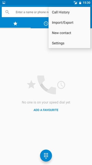 Select Settings