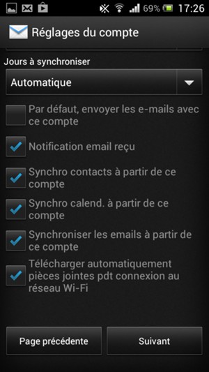 Sélectionnez Suivant