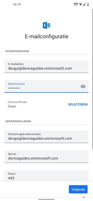 Voer uw wachtwoord in